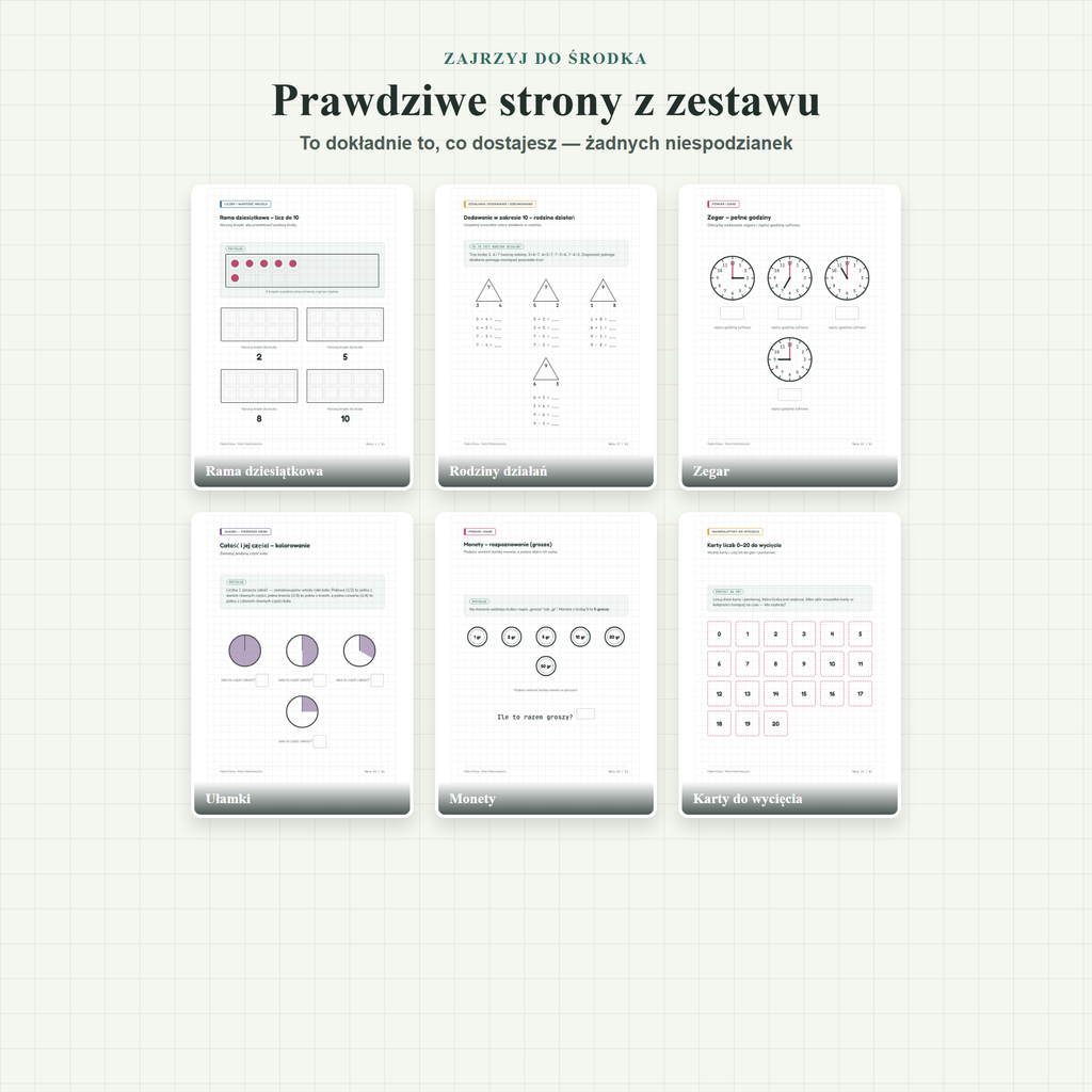 Podglad prawdziwych stron z zestawu, zaktualizowany